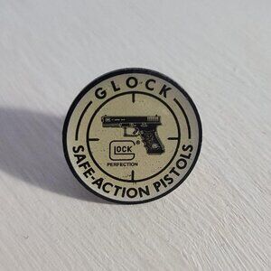 Glock Safe Action Perfection Pistols Lapel Pin Tie Tack Brooch